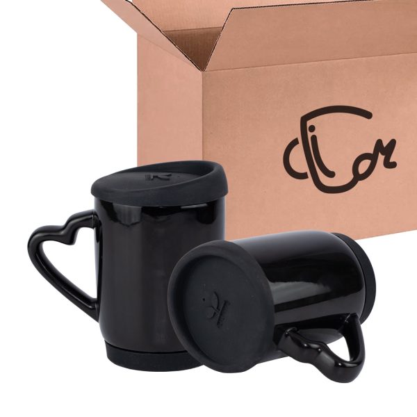 MUG TAPA Y BASE PASTEL 11 ONZ Oreja De Corazón – 11 Oz Variado Caja X36 ...