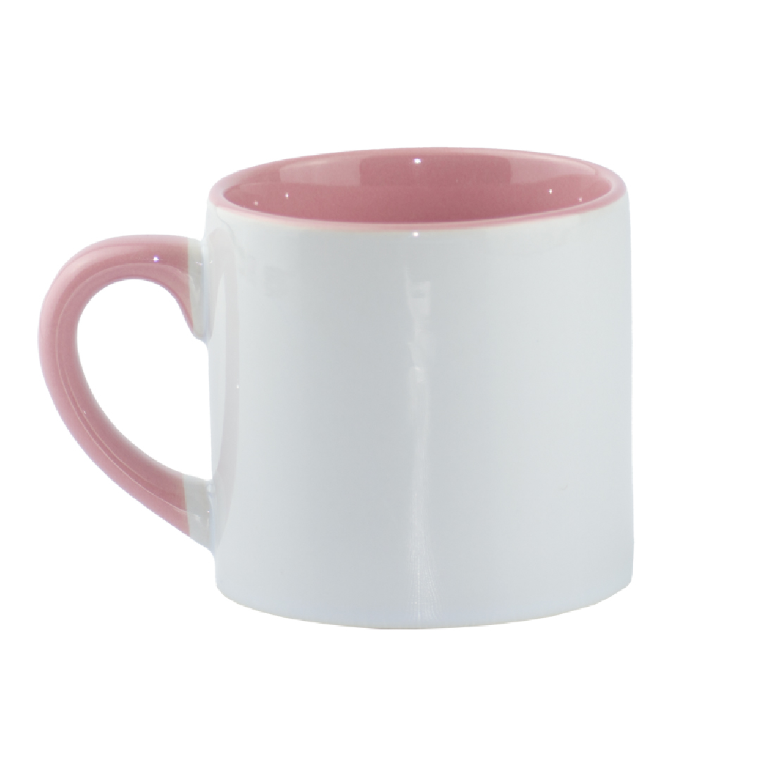 mini mug rosado de 6 oz color interno y oreja para sublimar caja x48 und mini mug rosado de 6 oz color interno y oreja para sublimar caja x48 und